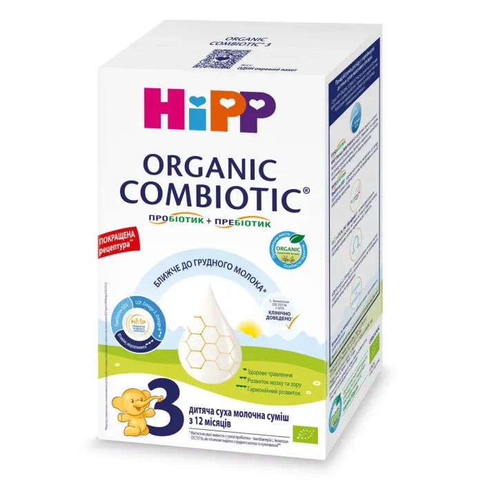 Детская смесь HiPP Organic Combiotic 3 500 г (1031099)