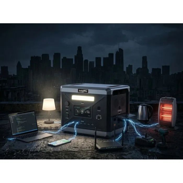 Зарядная станция SolarPlay BCQ2501 2400W 2160Wh (BCQ2501) изображение 10