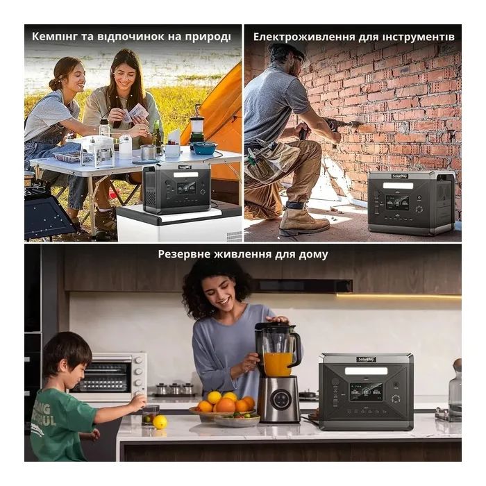 Зарядная станция SolarPlay BCQ2501 2400W 2160Wh (BCQ2501) изображение 9