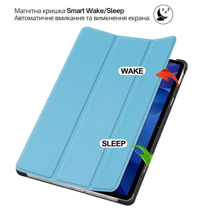 Чехол для планшета BeCover Smart Case Lenovo Idea Tab Plus 12.1" Light Blue (715082) изображение 4
