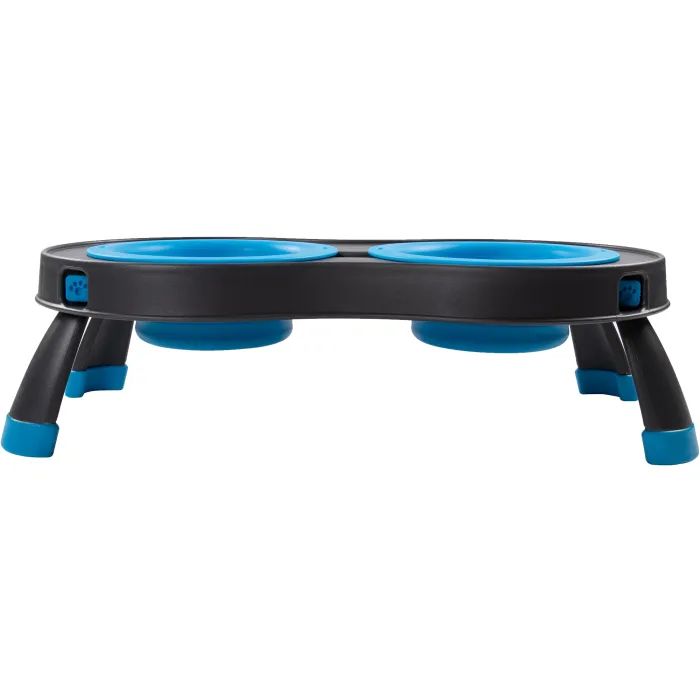 Посуд для собак Dexas Миска подвійна на складній підставці 240 мл пурпурна (0084297308988) зображення 3