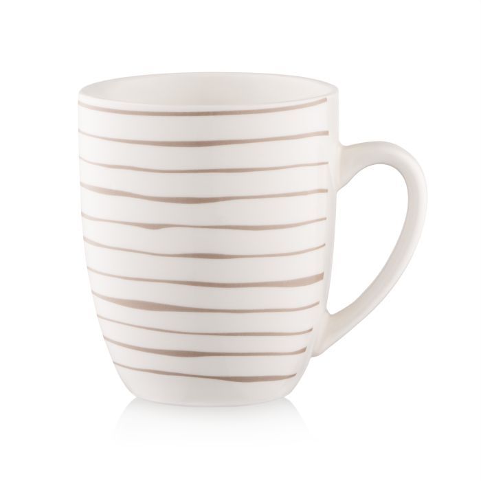 Набір чашок Ardesto Ravenna, 4шт., 360мл, порцеляна, біло-бежевий (AR1336RS) зображення 10