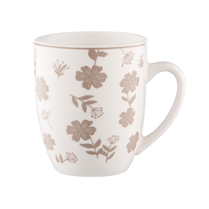 Набір чашок Ardesto Ravenna, 4шт., 360мл, порцеляна, біло-бежевий (AR1336RS) зображення 3