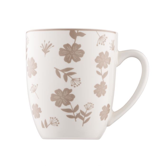 Набір чашок Ardesto Ravenna, 4шт., 360мл, порцеляна, біло-бежевий (AR1336RS) зображення 4