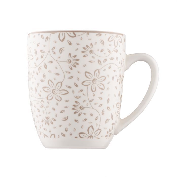 Набір чашок Ardesto Ravenna, 4шт., 360мл, порцеляна, біло-бежевий (AR1336RS) зображення 8