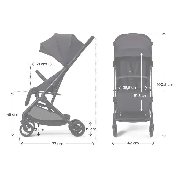 Коляска Kinderkraft Indy 3 Urban Grey (KSINDY03GRY0000) (5902533926824) изображение 8
