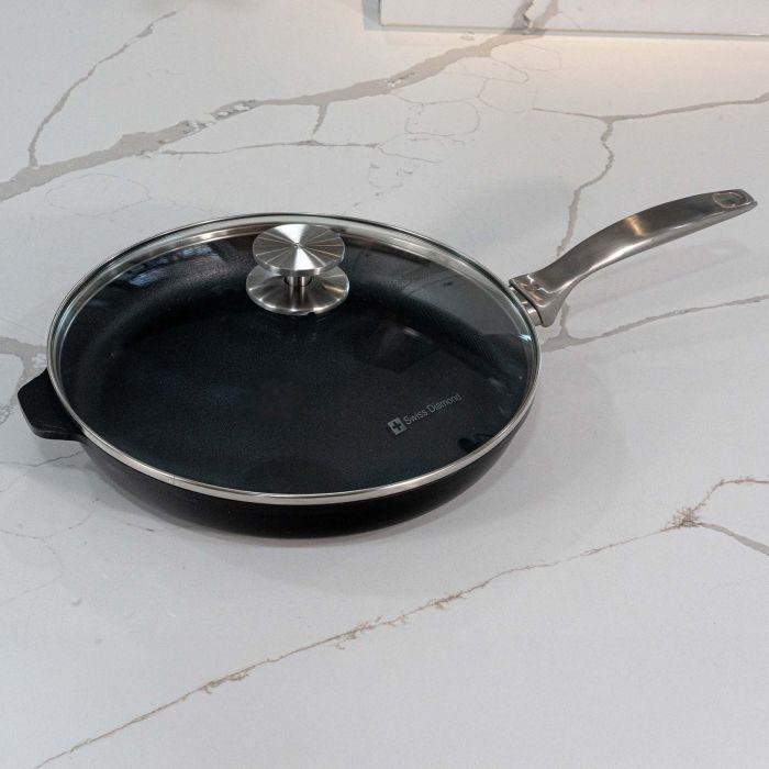 Сковорода Swiss Diamond CXD Induction з кришкою 24 см (CXD6424ic) зображення 3