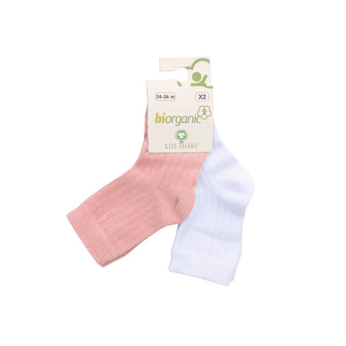 Носки детские Bibaby однотонные (68345-24-36-whiteblue)