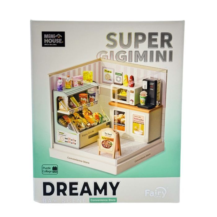 Конструктор Mini House румбокс серии Интерьер Мини – Круглосуточный магазин (8033)