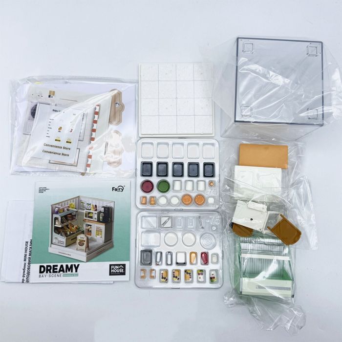 Конструктор Mini House румбокс серии Интерьер Мини – Круглосуточный магазин (8033) изображение 5