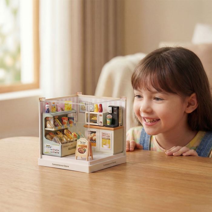 Конструктор Mini House румбокс серии Интерьер Мини – Круглосуточный магазин (8033) изображение 7