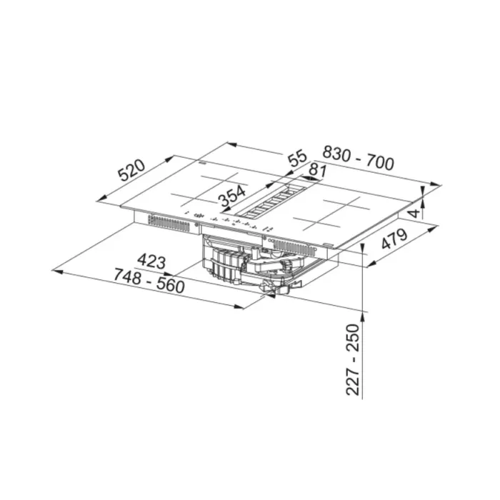 Варочная поверхность Franke Smart 2Gether FSM 7072 4RC HI (340.0731.892) изображение 6