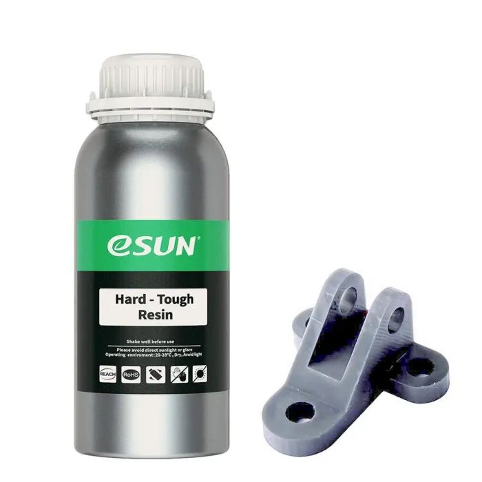 Фотополімерна смола eSUN Resin Hard Tough UV/LCD Grey 1kg (HARDTOUGHRESIN-H1000G)