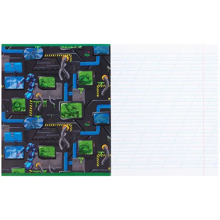Зошит Kite Ninjia Turtles, 12 аркушів, коса лінія (NT26-235) зображення 2
