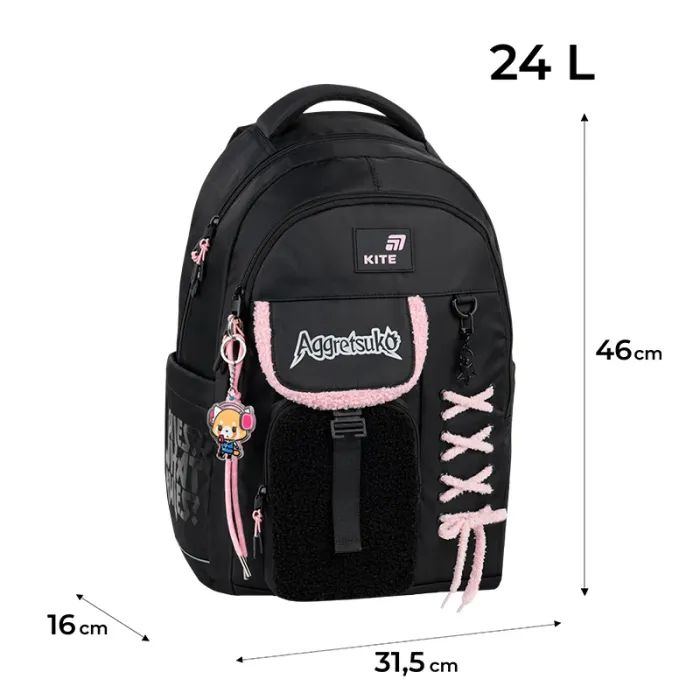Рюкзак шкільний Kite Education teens 2597L Aggretsuko (AR26-2597L) зображення 12
