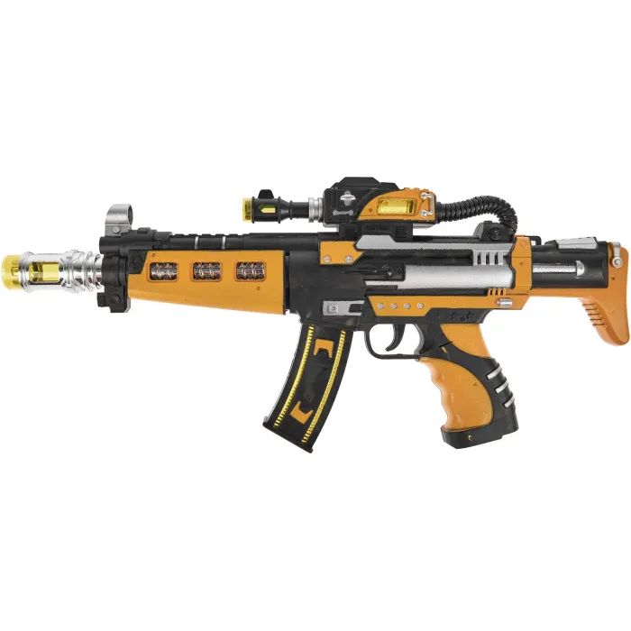 Игрушечное оружие ZIPP Toys Автомат свето-звуковой Оружие будущего Желтый (819)