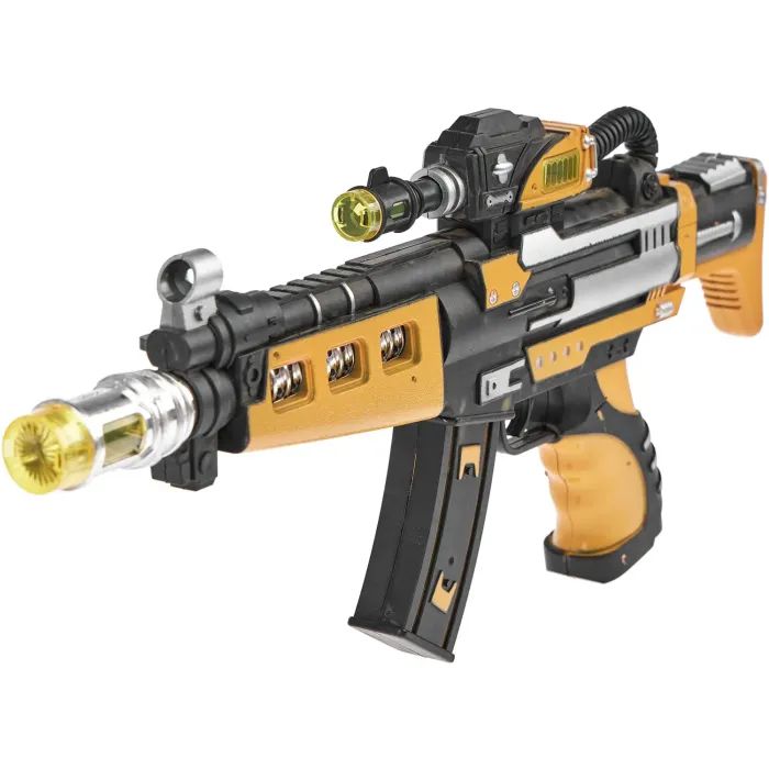 Игрушечное оружие ZIPP Toys Автомат свето-звуковой Оружие будущего Желтый (819) изображение 5