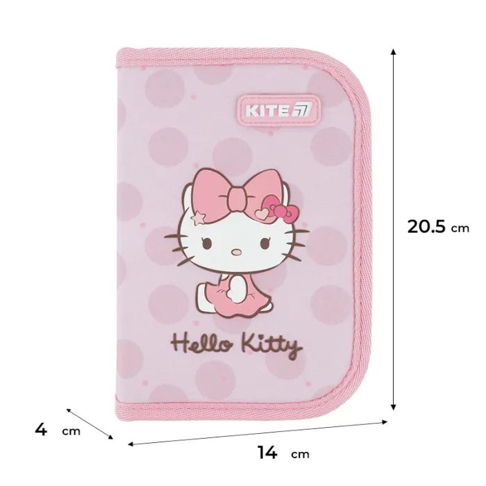 Пенал Kite Hello Kitty 621 HK-1, без наповнення, 1 відділення, 1 відворот (HK26-621-1) изображение 6