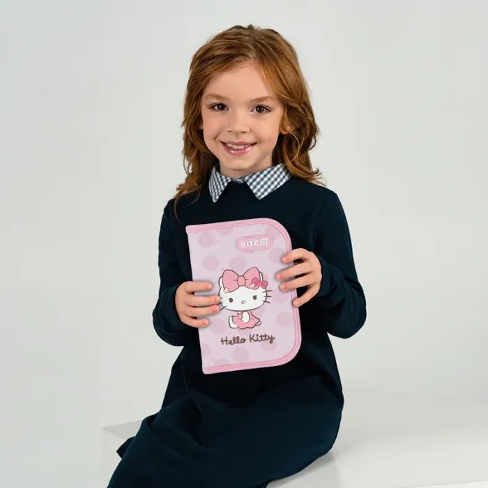 Пенал Kite Hello Kitty 621 HK-1, без наповнення, 1 відділення, 1 відворот (HK26-621-1) изображение 7