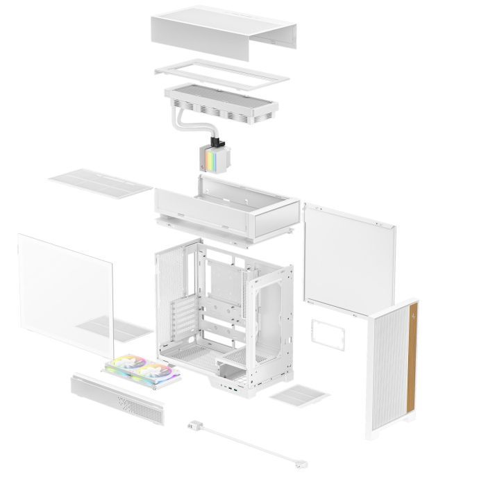 Корпус для ПК Deepcool CL6600 White (R-CL6600-WHNNA0-G) изображение 12