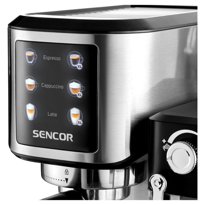 Рожковая кофеварка эспрессо Sencor SES4910SS изображение 4