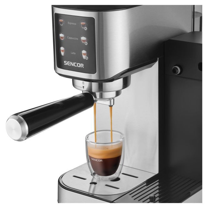Рожковая кофеварка эспрессо Sencor SES4910SS изображение 6
