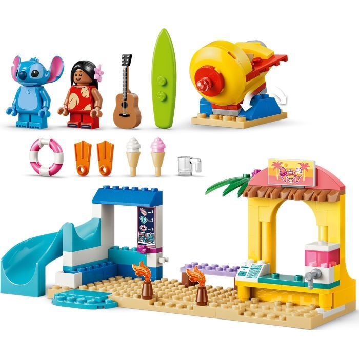 Конструктор LEGO Disney Веселье на пляже с Лило и Стичом (43280) изображение 4