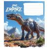 Зошит Школярик Dino empire 12 аркушів коса лінія (012-3490C)