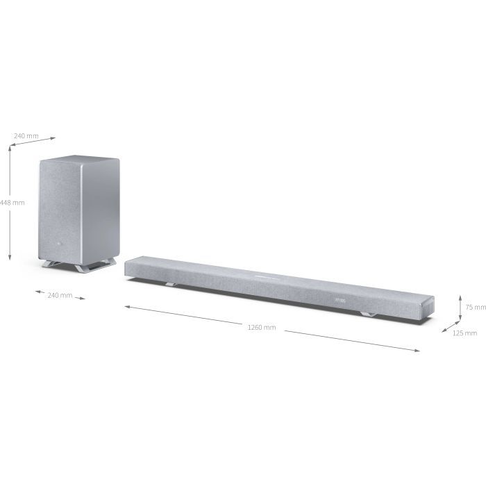 Акустическая система Sharp HT-SBW55121 Black (HT-SBW55121(BK)) изображение 9