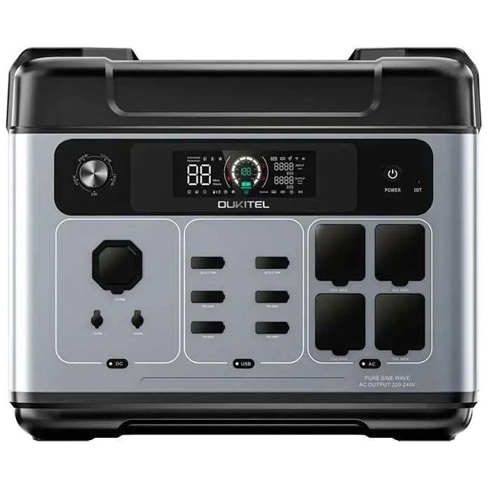 Зарядна станція OUKITEL P2400E 2400W 2048Wh (P2400E) зображення 2