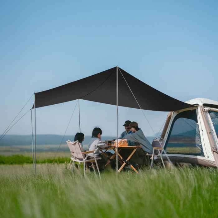 Палатка Naturehike Ango чотиримісний автоматичний надувний із тентом коричневий (6977465869852) изображение 8