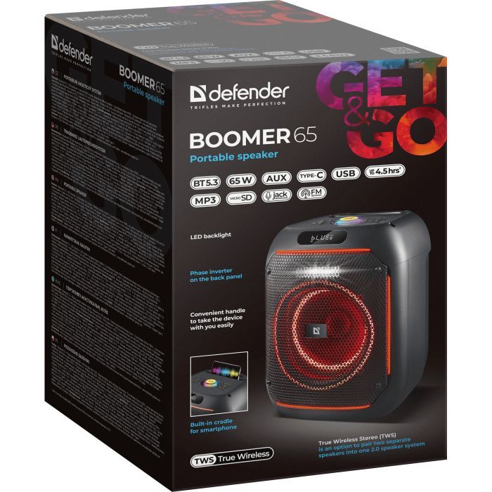 Акустична система Defender Beatbox 65 Black (65265) зображення 12