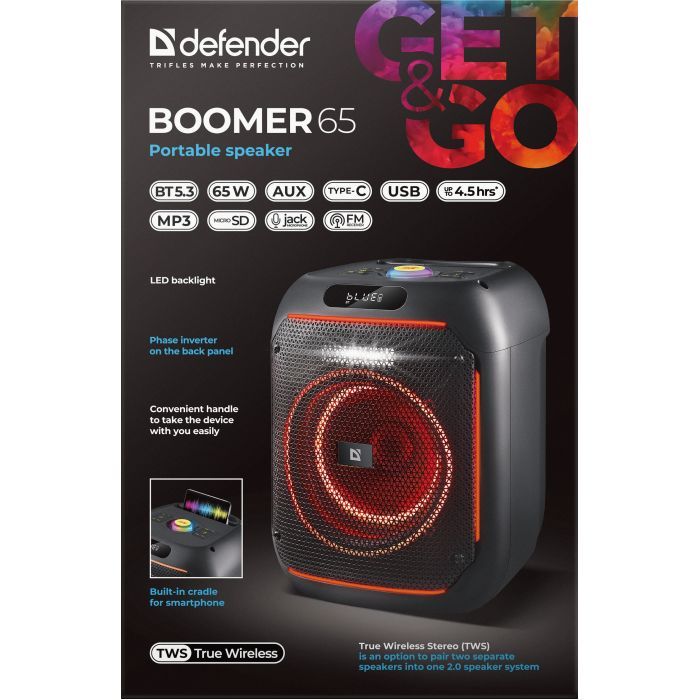 Акустична система Defender Beatbox 65 Black (65265) зображення 7