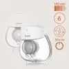 Молокоотсос Lionelo двухфазный электрический Fidi Free Lumi White Natural (LOC-FIDI FREE LUMI WHITE NATURAL) изображение 2