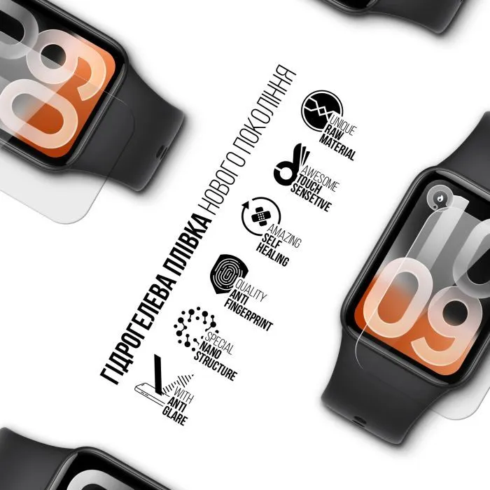 Пленка защитная Armorstandart Matte hydrogel Xiaomi Smart Band 10 Pro 6 pcs (ARM92162) изображение 2