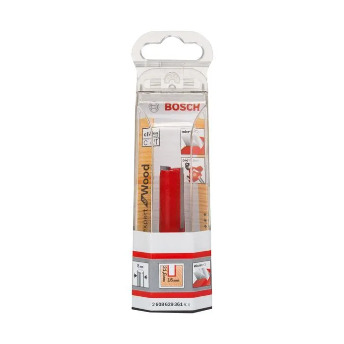 Фреза Bosch Professional, Expert S8, пазовая, твердосплавная, D16, L31.8 (2.608.629.361) изображение 2