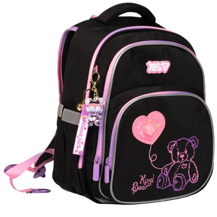 Портфель Yes Pink Bear LED S-91M (550499) зображення 2