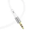 Кабель мультимедійний Lightning to 3.5mm M 1.0m silicone UPA22 white HOCO (6931474769480) зображення 2