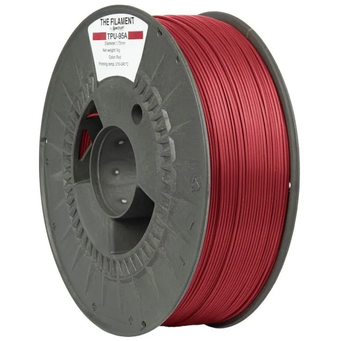 Пластик для 3D-принтера The Filament TPU-95A 1.75mm 1kg RED (TF-24133)