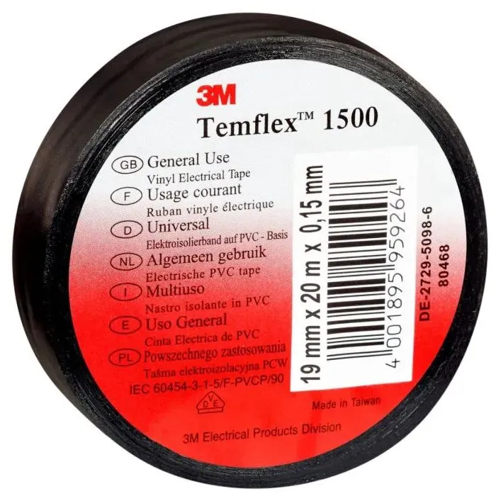 Изоляционная лента 3M Temflex 1500, 20м (4087)