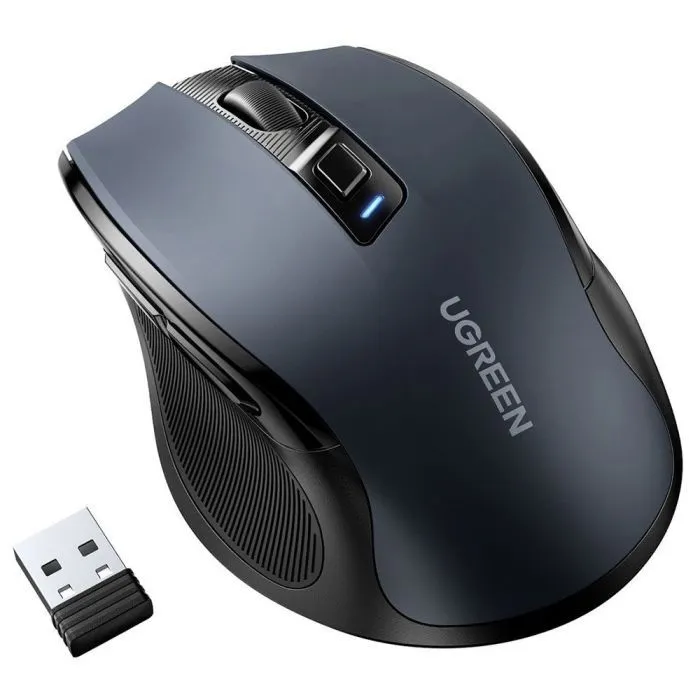 Мишка Ugreen Ergonomic Wireless Grey (90855) зображення 2
