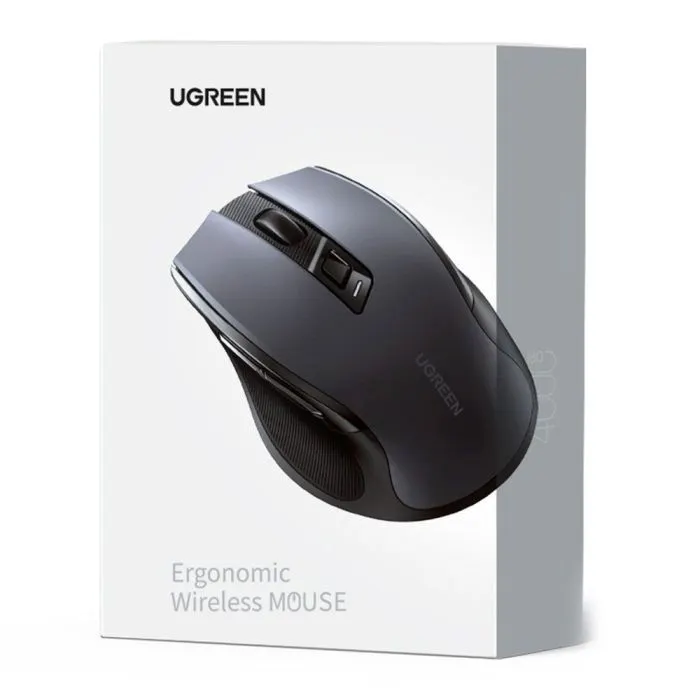 Мишка Ugreen Ergonomic Wireless Grey (90855) зображення 5
