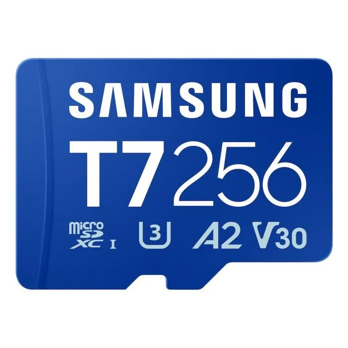 Карта памяти Samsung 256GB microSDXC class 10 UHS-I U3 V30 A2 T7 (MB-MB256T/WW)