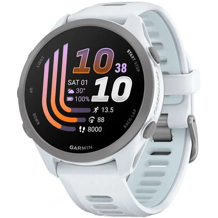 Смарт-годинник Garmin Forerunner 170, GPS, Whitestone/Cloud Blue, GPS смарт-годинник (010-03920-01)