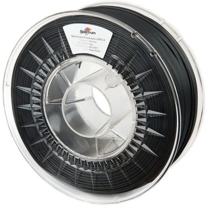 Пластик для 3D-принтера Spectrum HIPS-X 1.75mm 1kg Black, Deep (80078)