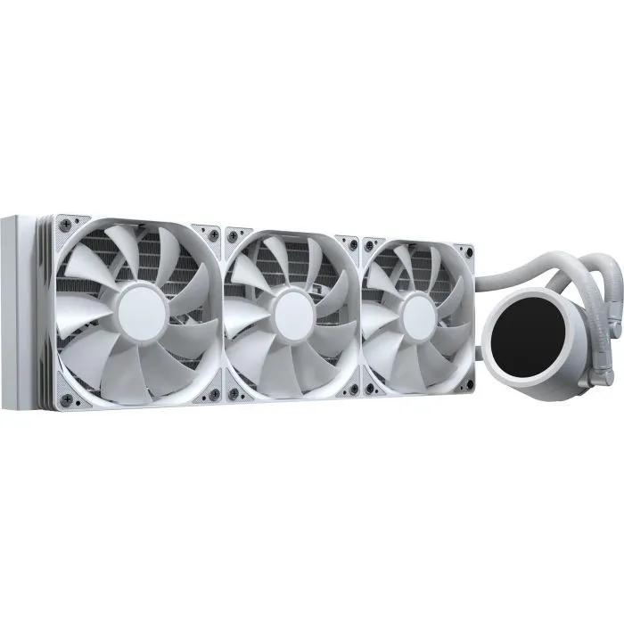 Система жидкостного охлаждения AeroCool Abyss L360R Digi White (ACLA-AD36117.21) изображение 2
