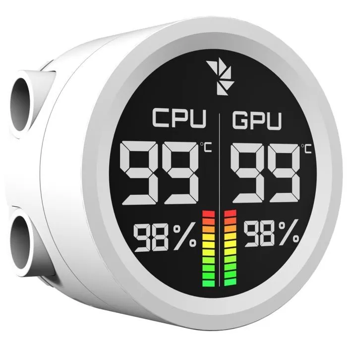 Система жидкостного охлаждения AeroCool Abyss L360R Digi White (ACLA-AD36117.21) изображение 3