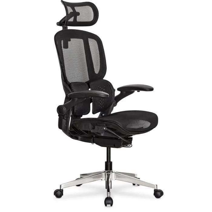 Офісне крісло Mealux S202 Air Black (HF-S202 M/B)