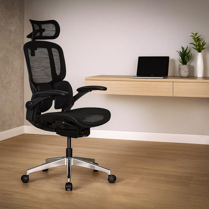 Офісне крісло Mealux S202 Air Grey (HF-S202 M/G) зображення 3