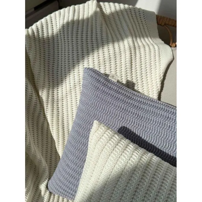 Плед Прованс COTTON молочний 120 х 200 см (039526) зображення 10